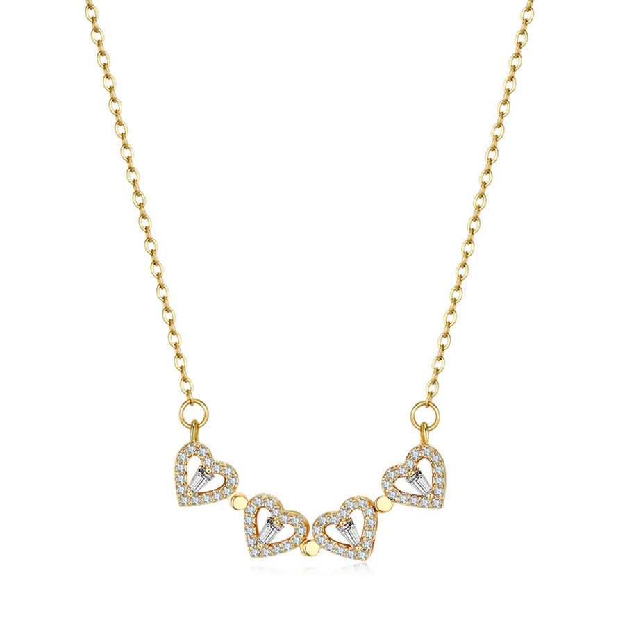 Clover Heart Necklace