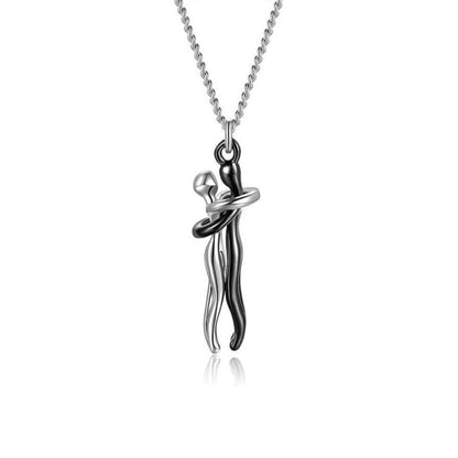 Hug Necklace - Light & Dark